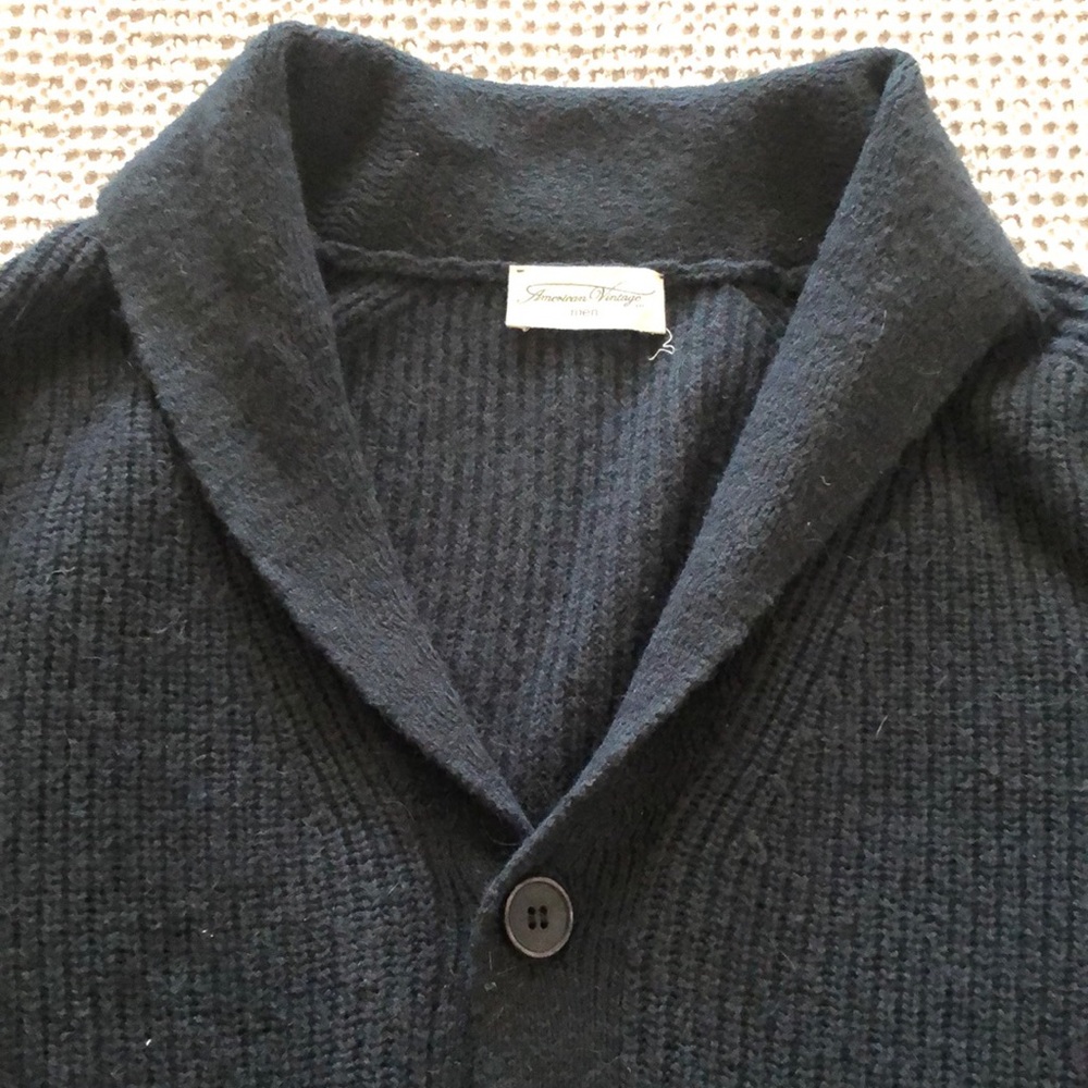 American Vintage Lge Cardigan Black